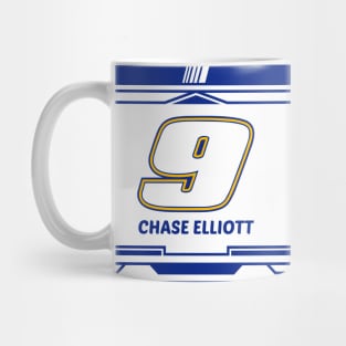 Chase Elliott blue #9 2024 NASCAR digital design Mug